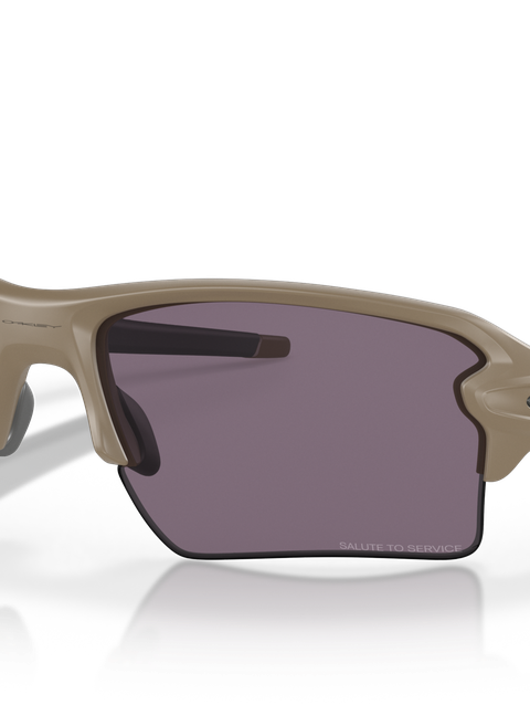 Flak® 2.0 XL NFL Salute To Service Collection prizm grey Lenses, matte terrain tan Frame