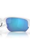 Flak® Beta sapphire iridium Lenses, matte white Frame