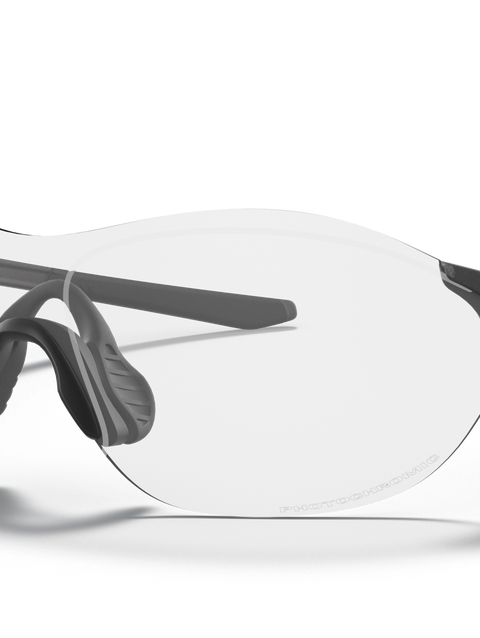 EVZero™ Swift (Low Bridge Fit) clear to black iridium photochromic Lenses, steel Frame