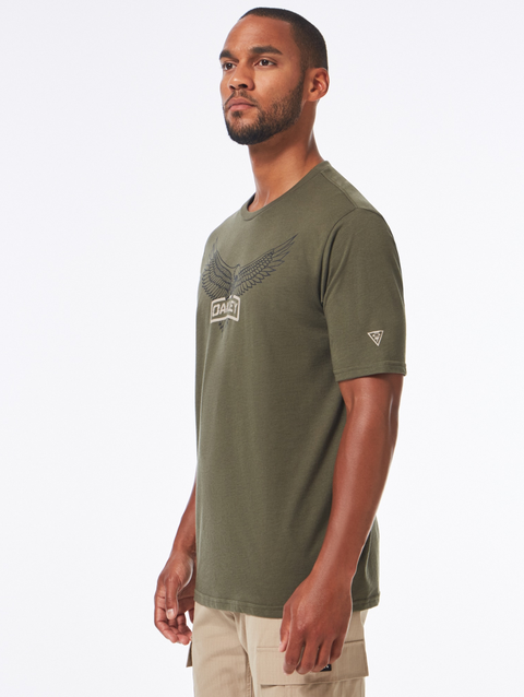 SI Oakley Eagle Tab Tee dark brush