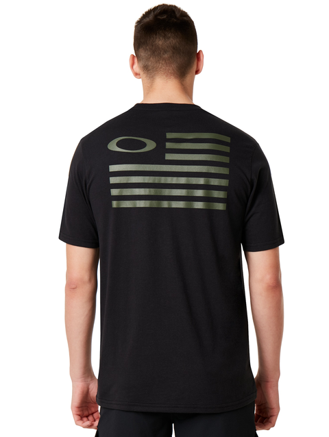 SI Oakley Flag Tee blackout