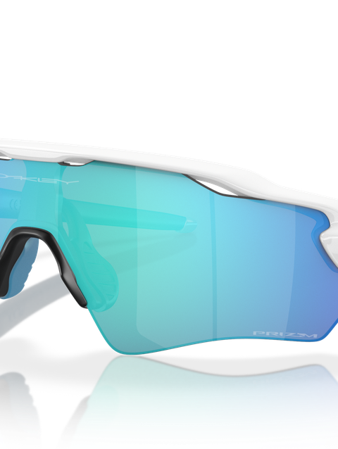 Radar® EV XS Path® (Youth Fit) prizm sapphire Lenses, polished white Frame