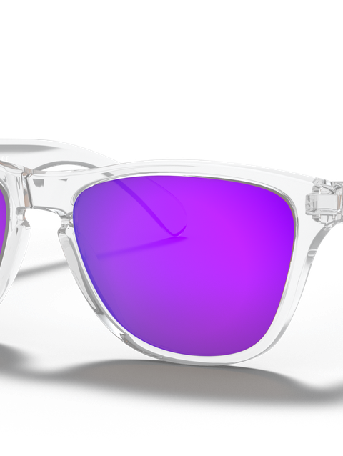 Frogskins™ XS (Youth Fit) prizm violet Lenses, polished clear Frame