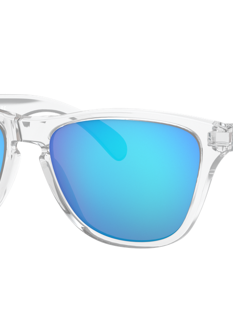 Frogskins™ XS (Youth Fit) prizm sapphire Lenses, polished clear Frame