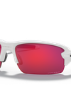 Flak® XS (Youth Fit) prizm field Lenses, polished white Frame