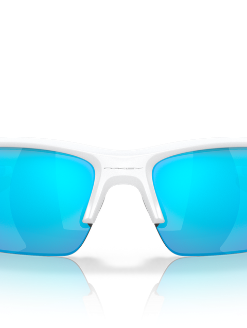 Flak® XS (Youth Fit) prizm sapphire Lenses, matte white Frame