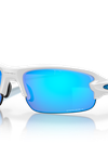 Flak® XXS (Youth Fit) prizm sapphire Lenses, polished white Frame